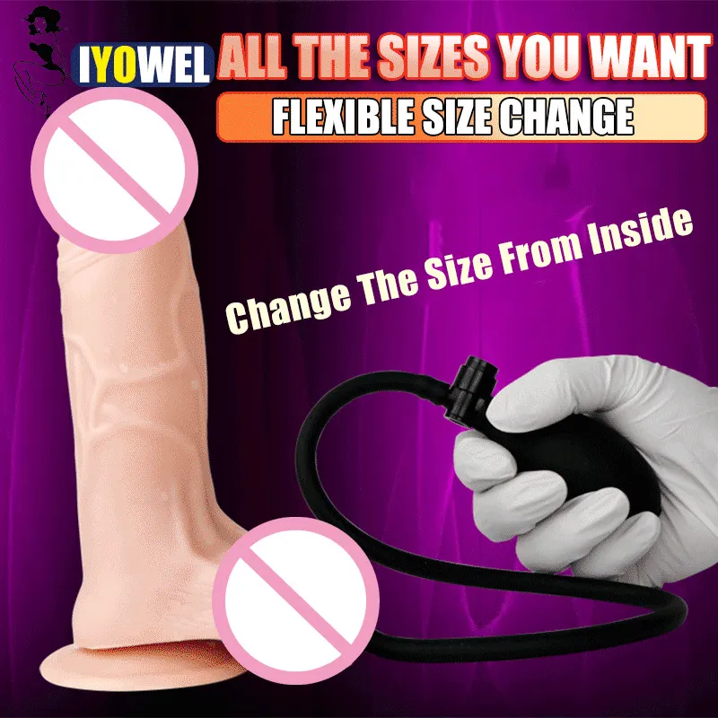 Adult Suction Cup Silicone Dildos Inflatable Pump sexy Toys For Women Vagina sexyy Toy Masturbator Dildo Dinosaurio Consoladores