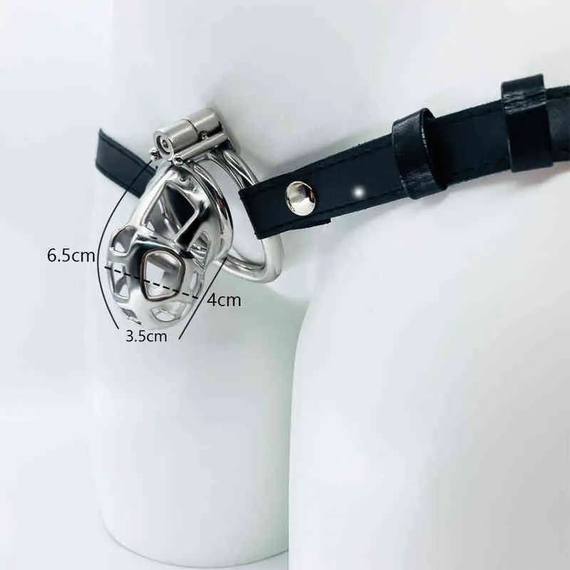 NXY Chastity Device Frrk Wear Belt Stainless Steel Lock Cobra Long and Short Abstinence Anti Escape Male 0416