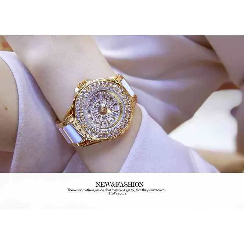 다이아몬드 시계 여성 2022 유명한 브랜드 패션 세라믹 여성 시계 Ladi stainls 강철 여성 시계 reelogio feminino