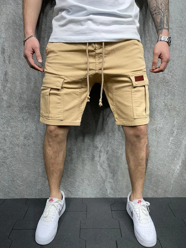 202 Summer Mens Shorts Fitness Bawełniany sznurka krótkie spodnie Wysokiej jakości szorty męskie Mens Sport Sports Shorts 220629