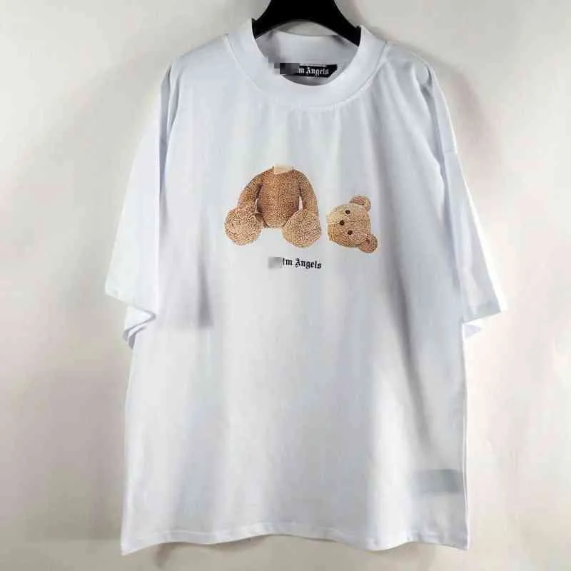 T-shirt Correct Palmangel Beheaded Bear High Collar Street Round Neck