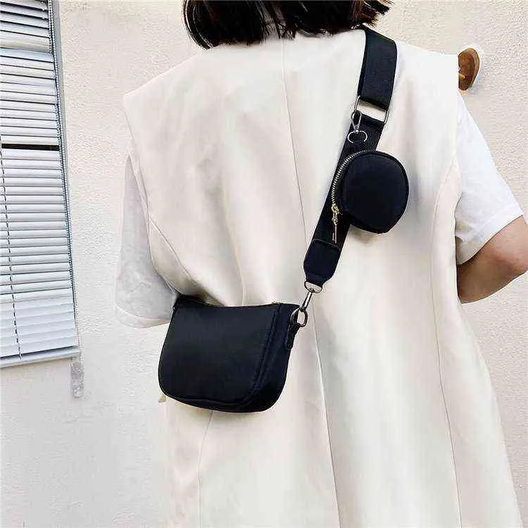 belt Bag Female Fashion Fashion Handbags Two in One Underarm Bag Single Shoulder Messenger Women's Multipurpose Chest Bag 220712