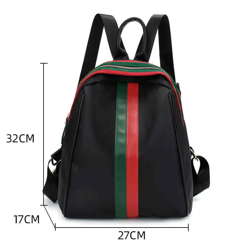 Oxford Light Mini Backpack Nowe płótno Canvas Proste torebka z podróżą Portse298g