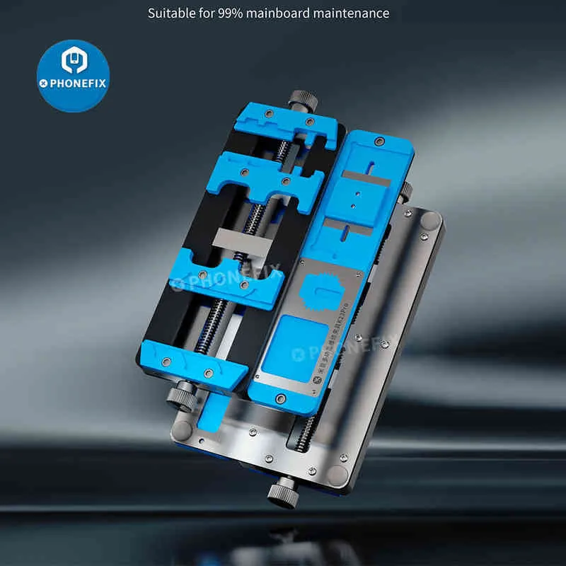 Mijing K23 Pro Universal PCB Holder Double Arbre Jig Fixation pour iPhone Samsung Téléphone PCB IC Puce Carte Mère Outils De Soudage H220510