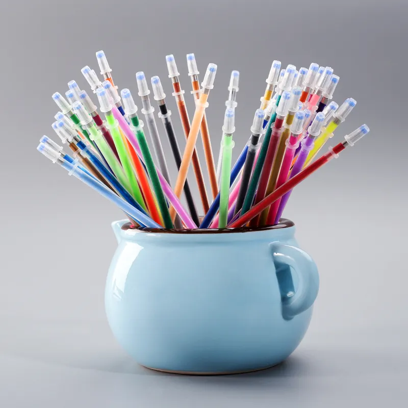 Gel Pen Refills Glitter Coloring Drawing Painting Craft allpoint Pens Marker Office School Supplies Gel Pens 220714