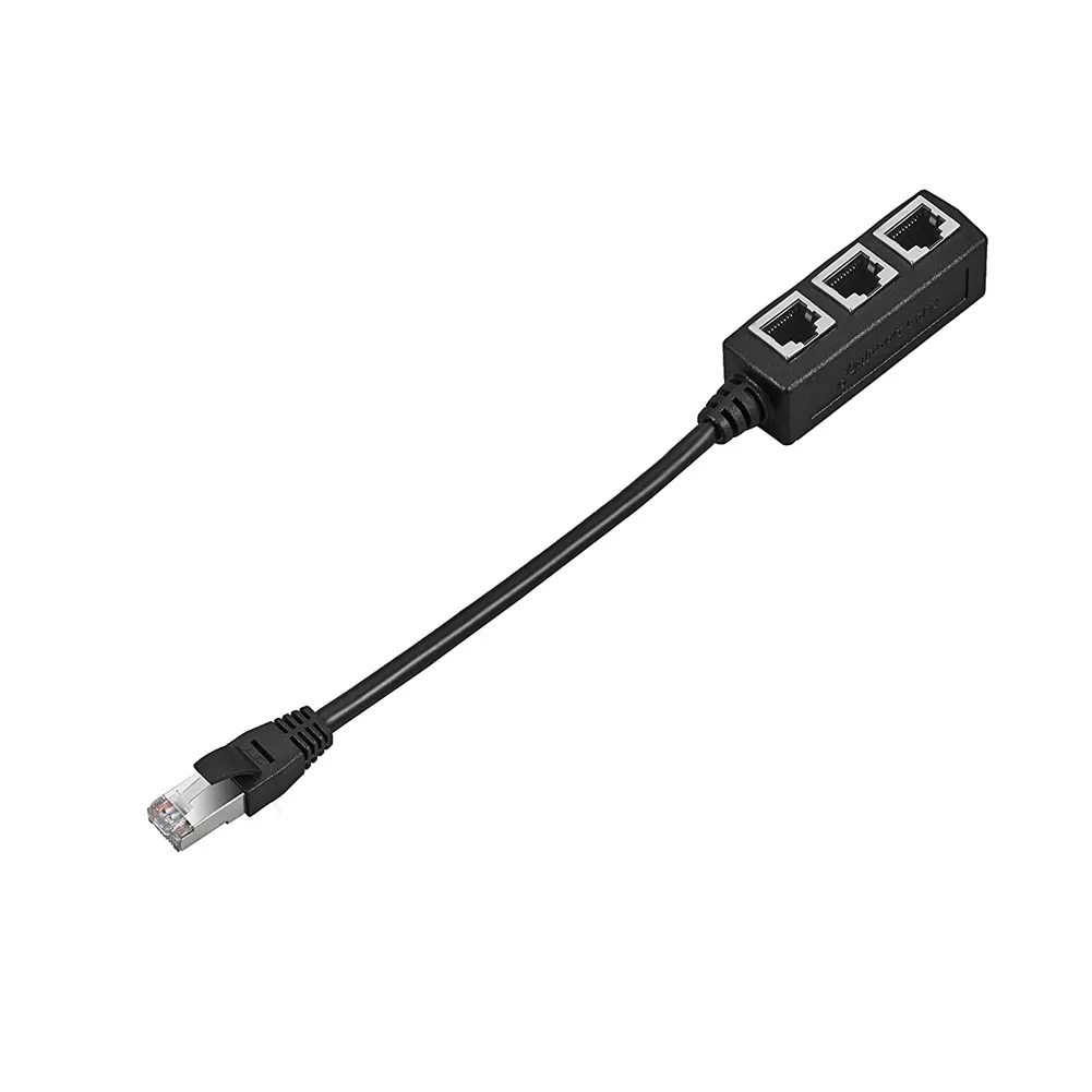 RJ45 LAN Ethernet Splitter Cable 1 мужчина с 3 женскими сетевыми центрами Super Cat5 Cat5e Cat6 Cat7 Internet Connect Contact Contact