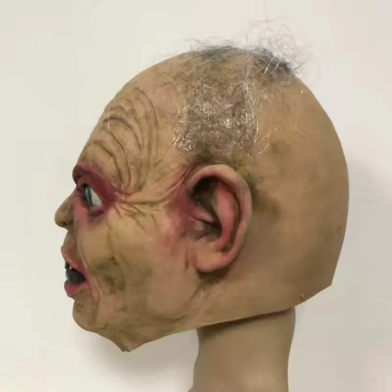 Gollum Latex Mask Adult Cosplay Accessories Accessories Halloween Terror Party Hed Decear Scarys Mask 220725