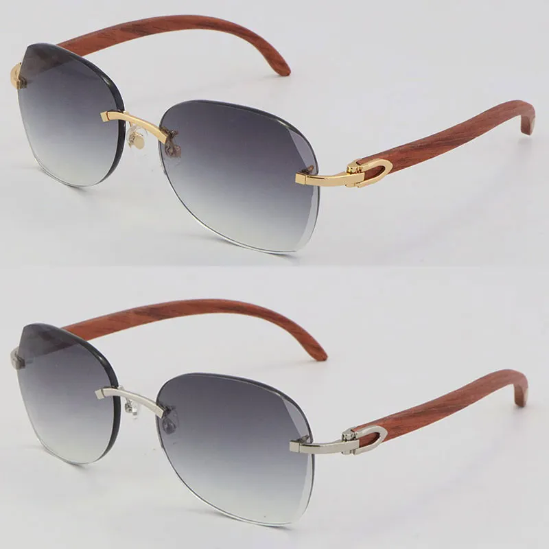 Cały diamentowy krój 3524012 Metalowe okulary przeciwsłoneczne Decor Drewno okulary drewniane szklanki słoneczne dla mężczyzn unisex drewniane design c2760