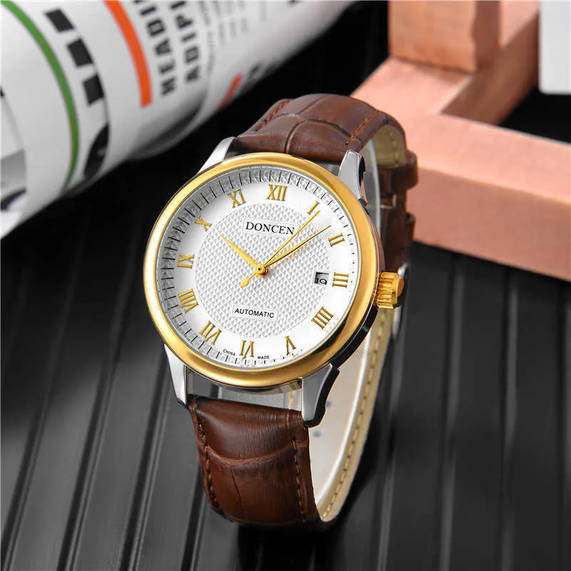 designer watches Calendar three pin Simple Automatic Mechanical Watch Men's watch