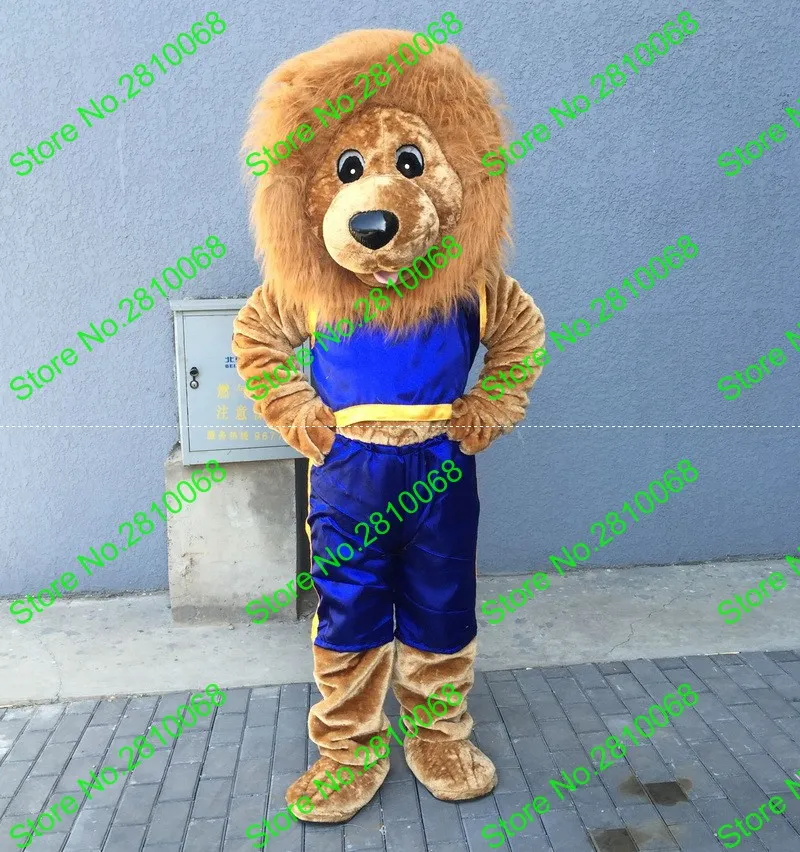Costume da bambola mascotte Può essere lavato con acqua Materiale EVA Casco che fa indossare vestiti Costumi mascotte leone Cartoon Apparel 394