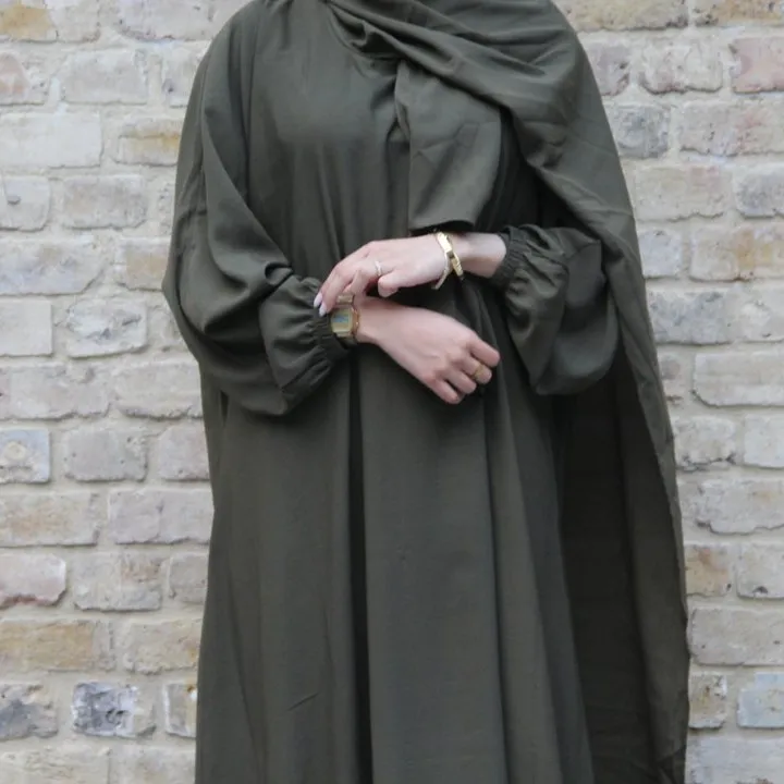 Abayas d'été Robe musulmane pleine longueur manches évasées doux brillant Abaya dubaï turquie Islam Robe femmes ramadan eid djellaba costumes