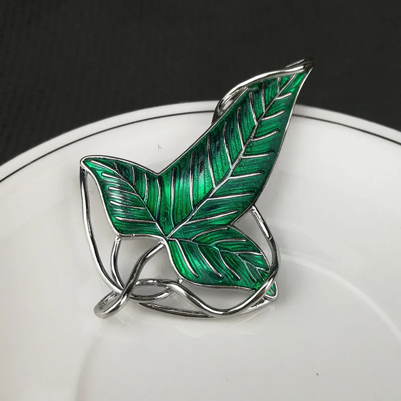 LOTR The Lord of Rings Leaf Brooch عالية الجودة هدية معجبين الأزياء المجوهرات 2204114547257