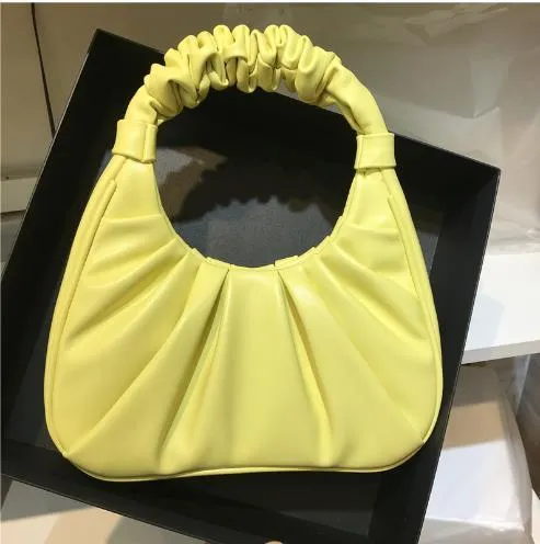 designer handväskor tygväska kvinnor gabbi veckade trampläder handväska