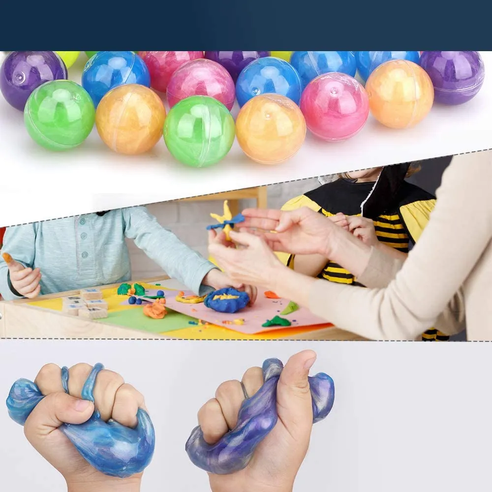 Fidget Playset Rainbow Slime Pulty Ball Slime Slime Egg Kit Снижение стресса против тревоги с облегчением стресса с увольнением. Дети взрослые творческие ima7147990