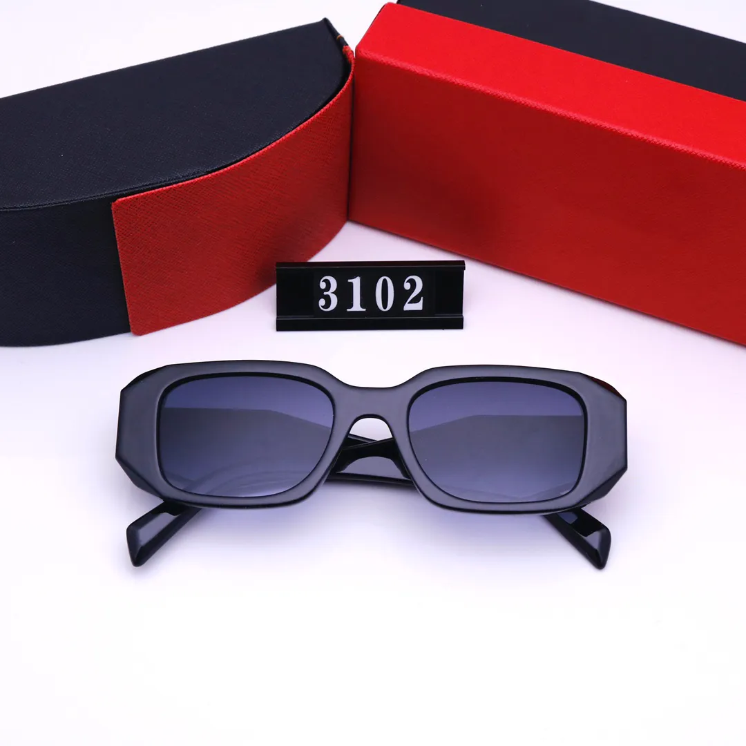 Новые модные дизайнерские солнцезащитные очки, классические солнцезащитные очки для женщин и мужчин, подарочные очки в подиумном стиле с коробкой244l