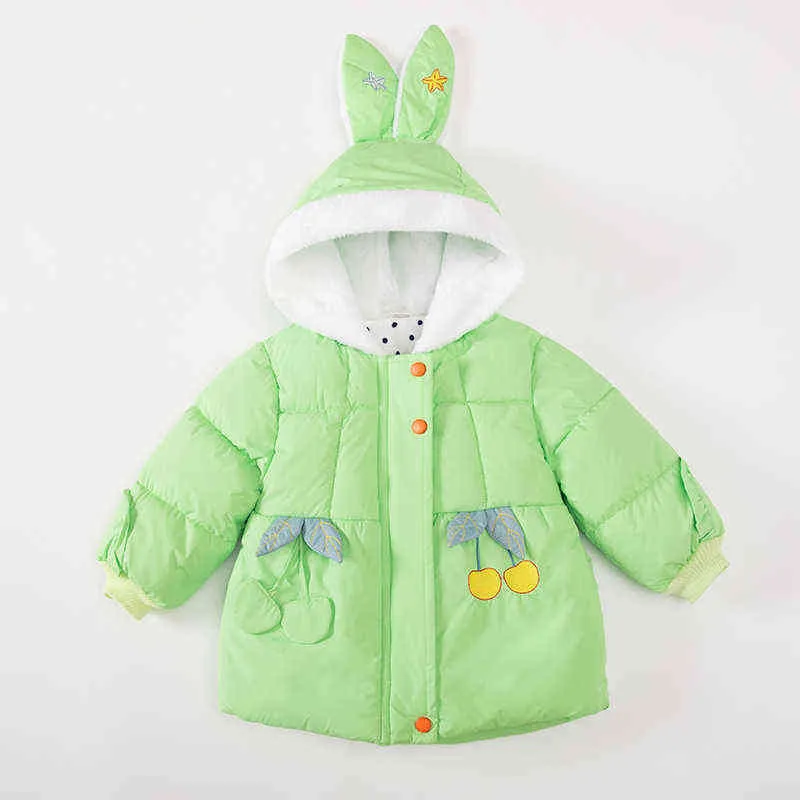 Lzh Vêtements Pour Enfants Pour Les Filles Automne Hiver Chaud Doudoune Pour Fille Dessins Animés Toddler Enfants Vestes Bébé Fille Runaway 1-4 Année J220718