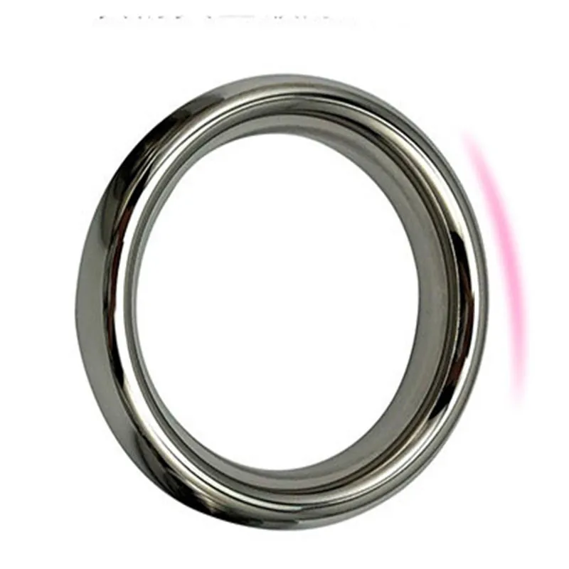 40/45/50 mm Pierścienie ze stali nierdzewnej Seksowne zabawki dla mężczyzn opóźnij wytrysk metalowy pierścień kutasa