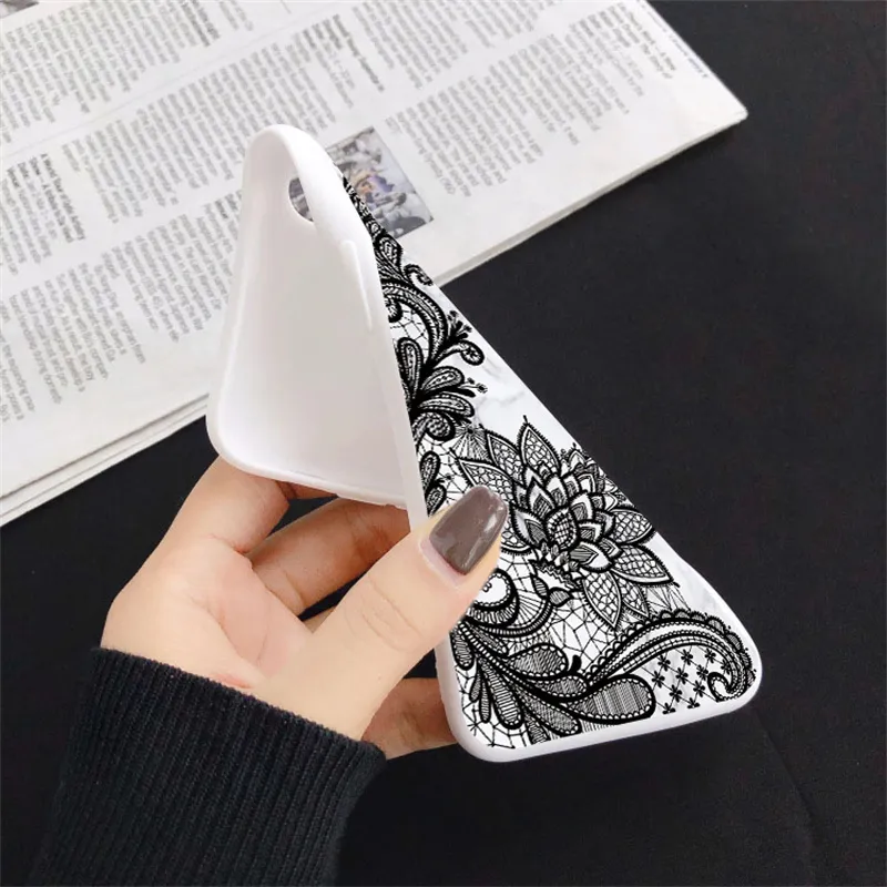 Mjuka TPU -fall för Xiaomi Mi 11 Lite Ultra 11i 8 A2 CC9E POCO M3 REDMI NOT 10S 9A 9 10 K40 Pro Max 9T Cover Luxury Marble Funda