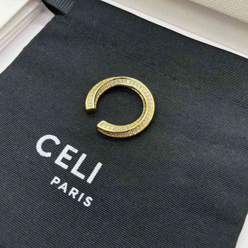 Bagues Celi Designer Style Full Twist Ring Femme Ins Fashion Minority Design Sens Personnalité Ouverture