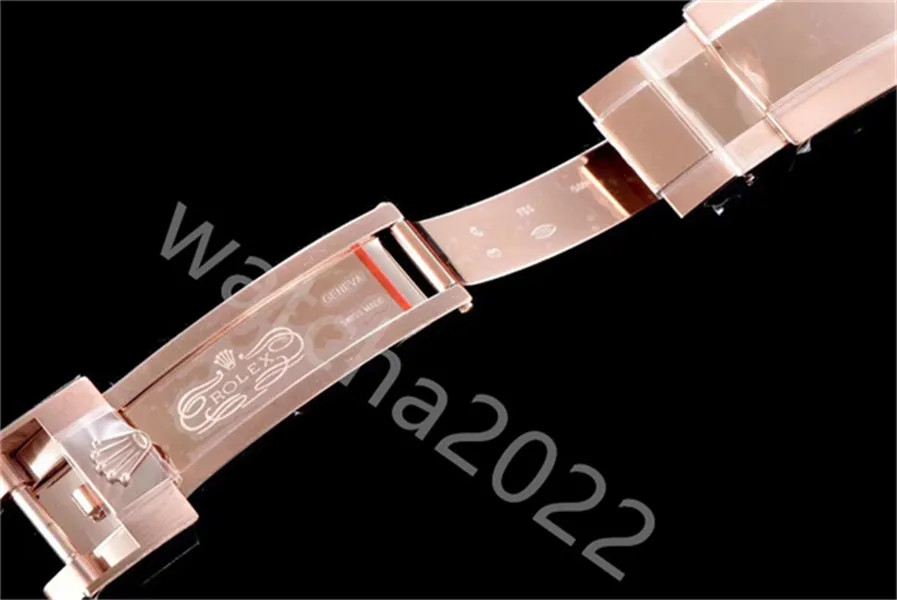 ZP Factory Custom Swiss Cal Watch Mouvement Homme 116515LN Or Rose Cosmograph Chocolat Oysterflex Designer Strap 116515 Su219S