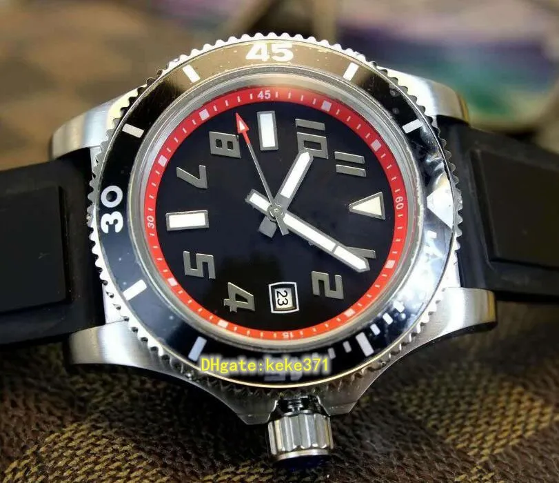 2 estilos Excelentes relógios de pulso de alta qualidade Superocean A1736402 BA31 224X A18BA 1 42mm Faixas de borracha Pulseira mecânica automática Men3050