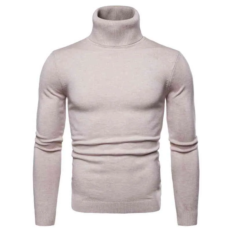 남성 거북 목 스웨터 2022 겨울 남자 긴 소매 스웨터 복장 패션 둥근 목 스웨터 슬림 한 스웨터 스웨터 스웨터 탑 L220801