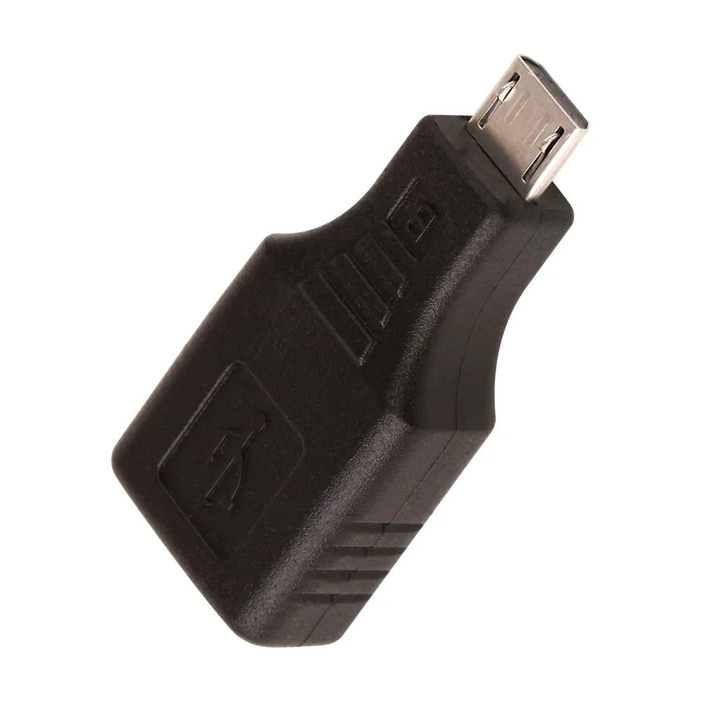 USB 2.0 Bir dişi ila mikro USB B 5 pimli erkek fiş konektörü aktarım verileri Senkronizasyon OTG adaptörü Bilgisayar PC Arabası Aux