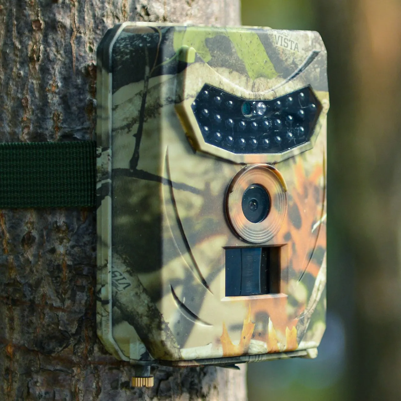 Outdoor Hunting Trail Camera 12MP New Wild Animal Detector Telecamere HD Monitoraggio impermeabile Camma a infrarossi Visione notturna Foto trappola