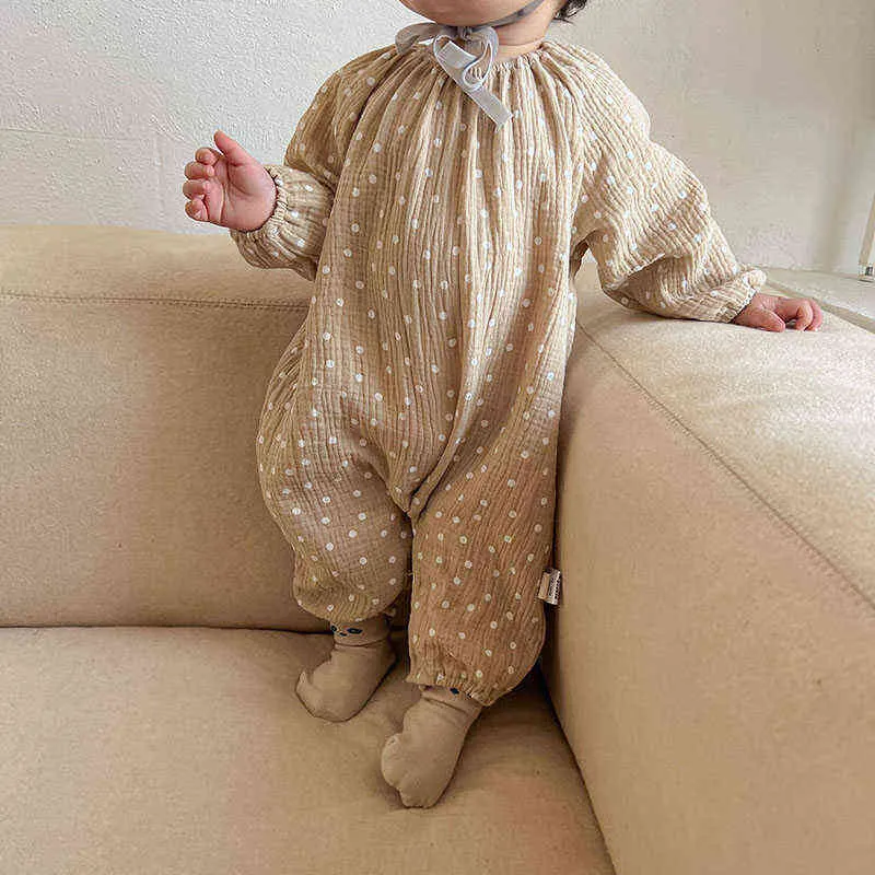 2022 automne nouveau-né bébé vêtements enfant coton barboteuse enfant en bas âge garçon fille printemps vêtements bébé Thanksgiving tenues G220510