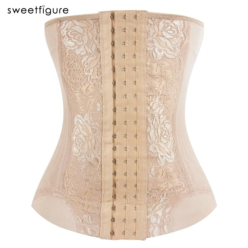 Taille Trainer Sexy korsetten en bustiers taille cincher Corset Tops Sexy Lace Shapewear Slimming riem Shaper Modelleringsriem Gordel 220513