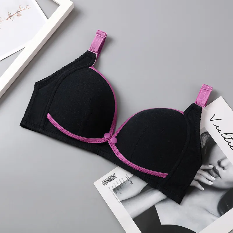 Maternity Nursing Bras Front Closure Breastfeeding Bra for Pregnancy Women Open Cup Breast Feeding Underwear Pregnant Clothes 220621