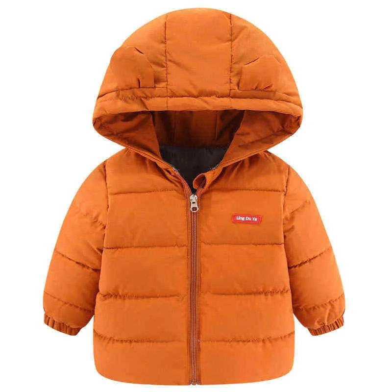 Meninas Down Jackets Boys Outerwear Exterior 1-6 ANO ANO AUTOMN BEBÊS JAPETA MENINAS MENINO CAPELED CAPELED CHASSENS CRIANÇAS JACETAS J220718