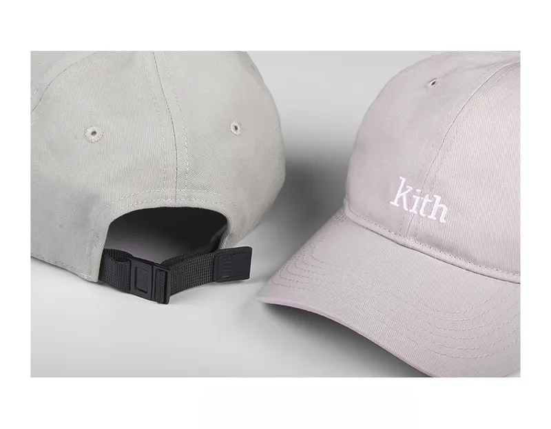 Kith classico ricamato da baseball berretto da baseball uomini donne cappello da sole tendenza stradale semplice berretto da baseball cotone mz27 2205176616141