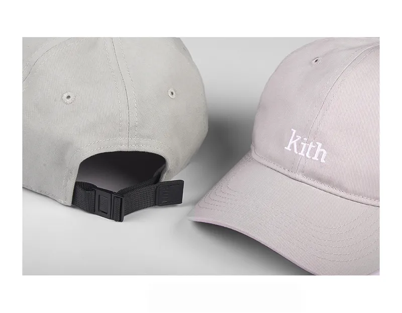 KITH classique casquette de baseball brodée hommes femmes chapeau de soleil tendance rue simple coton casquette de baseball MZ27 220517264O