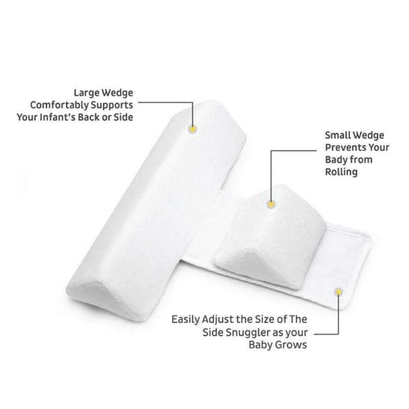 Moldando o recém-nascido Filling Baby Pillow Anti-Rollover Side Sleeping Pillow Triangle Infant Baby Positioning Almofador por 0-6 meses