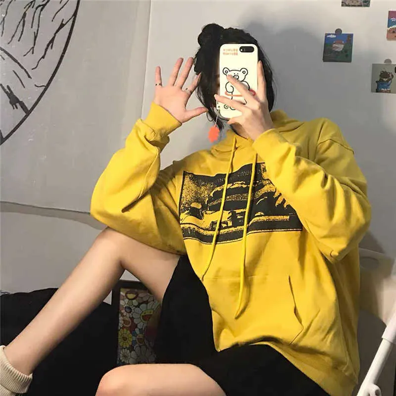 Batik Jaune CAVEMPT C.E Hoodie Hommes Femme Meilleure Qualité Vintage Sweats Cav Empt Nice Pull Lavé 0811