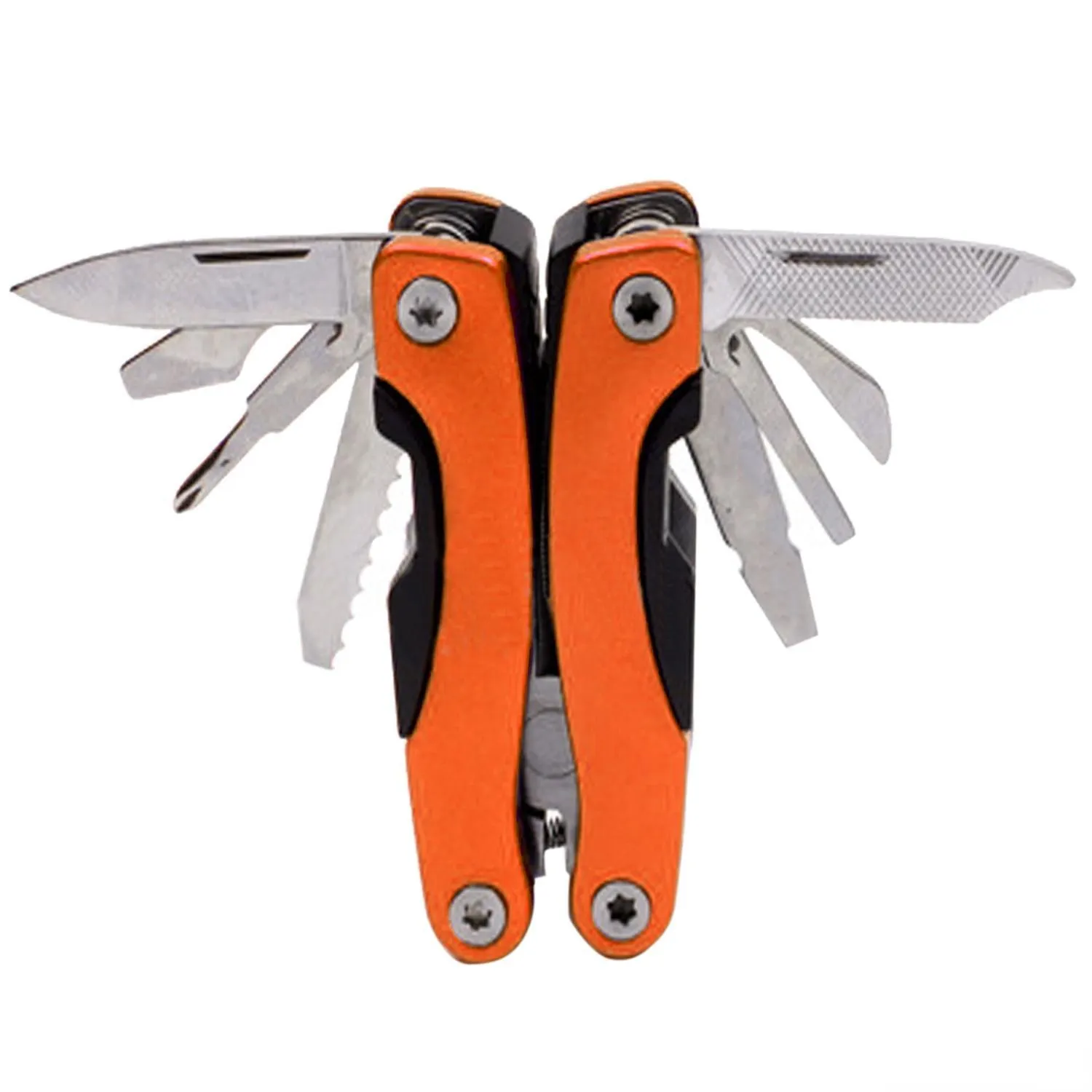 Açık Multitool Pense Tırtıklı Bıçak Çene El Aletleri + Tornavida + Pense + Bıçak Multitool Bıçak Seti Survival Dişli 25 adet BES121