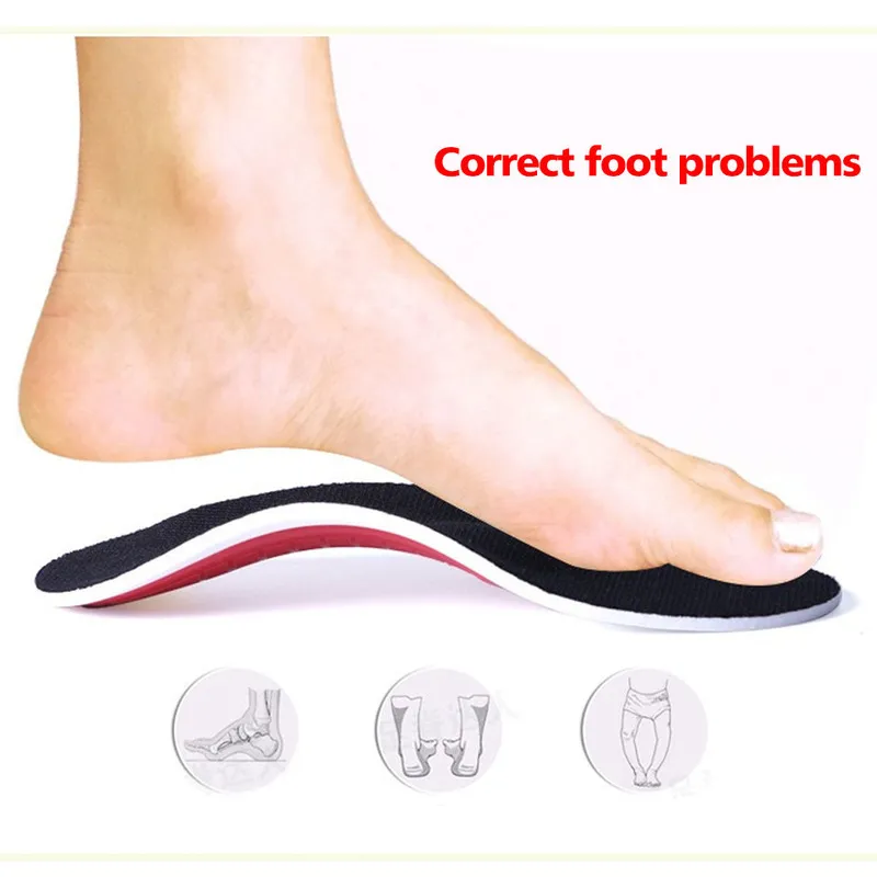 VAIPCOW 3D płaskostopie Ortic wkładka wysokie wsparcie łuku stopy wkładki kobiety mężczyźni ortopedyczne ból stóp Unisex buty podeszwa 220722
