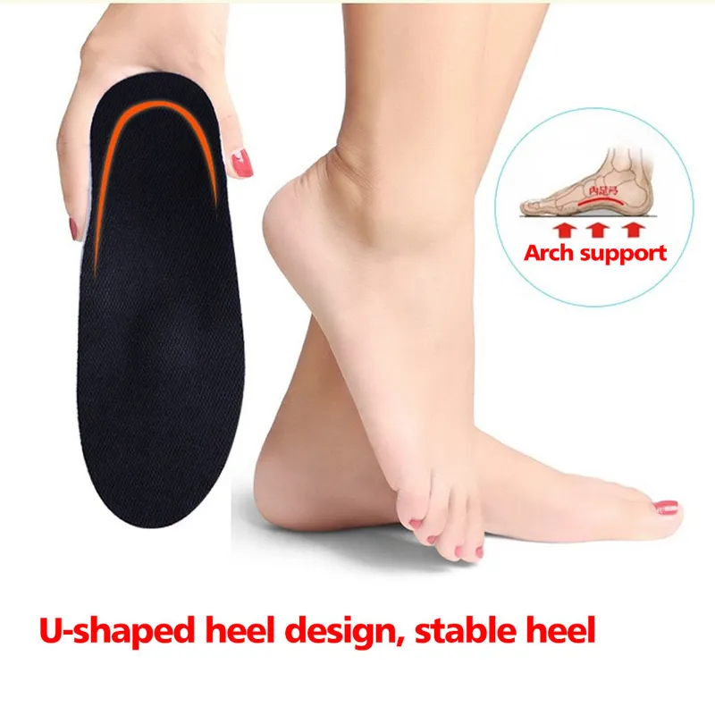 VAIPCOW 3D Flat Feet Ortic insole High Arch Support Insoles Women Men orthopedic Foot pain Unisex shoes sole 220722