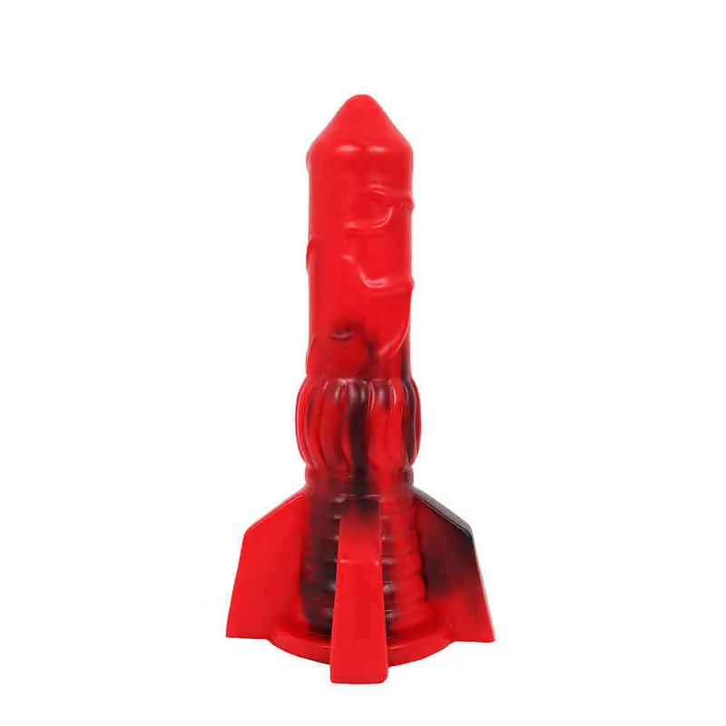 Nxy Dildos Liquid Silica Gel Thick and Long Suction Cup for Men Women Penis Backyard Pumping Inserting Massage Passion Anal Plug 0317