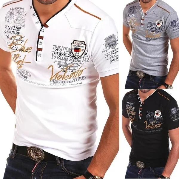 ZOGAA Мужская рубашка поло с коротким рукавом Хлопковые повседневные однотонные противоусадочные рубашки с принтом Мужская одежда высшего качества Летние футболки-поло 220706