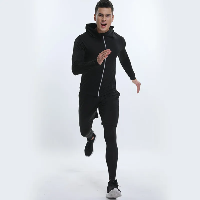 5st Set Men's Tracksuit Gym Fitness Compression Sport Sport Kläder som kör Jogging Sport Wear Training Tights Tights 220719