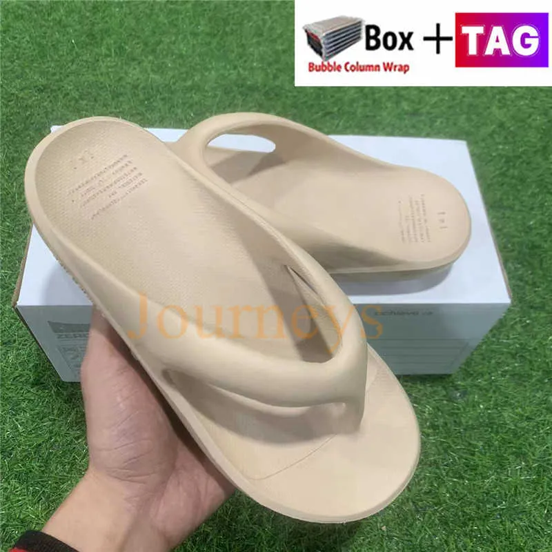 2022 Fashion Slippers Shoes Beach Flip Flops Men Slide Beige Resin Café ivoire jaune noir plat été intérieur extérieur extérieur bas éraflures