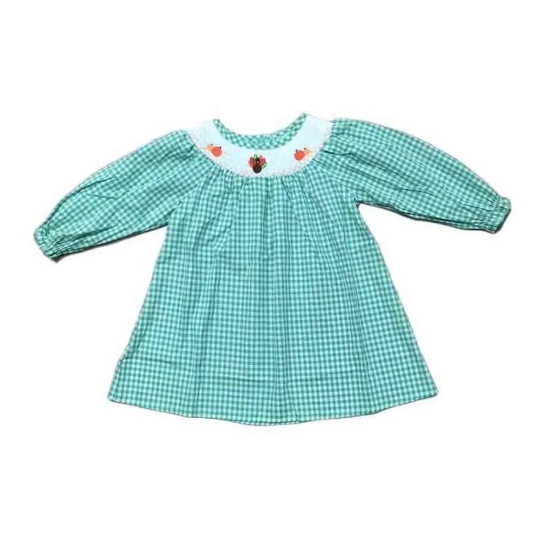 Girlymax conjunto de calças para bebês, meninas, meninos, peru, abóbora, hortelã, xadrez, vestido de tecido, aparência de família, roupas infantis