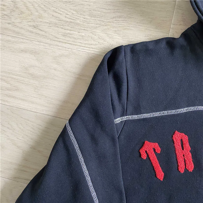 Trapstar Sweat Capuche Brod Pour Homme Tenue De Sport Dcontracte Manches Longues Pantalon LonSurvtement Mode 2022