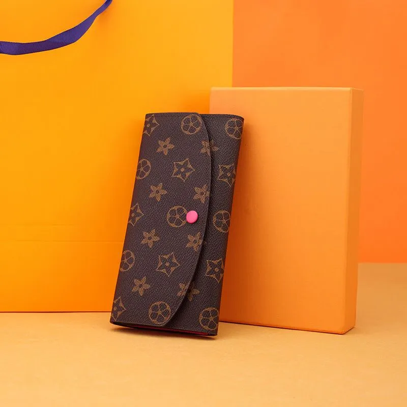 Высококачественные дизайнерские держатели кошельки женская длинная кошелька для застежки -молнии для девушки сумки для карты Moneybag262a