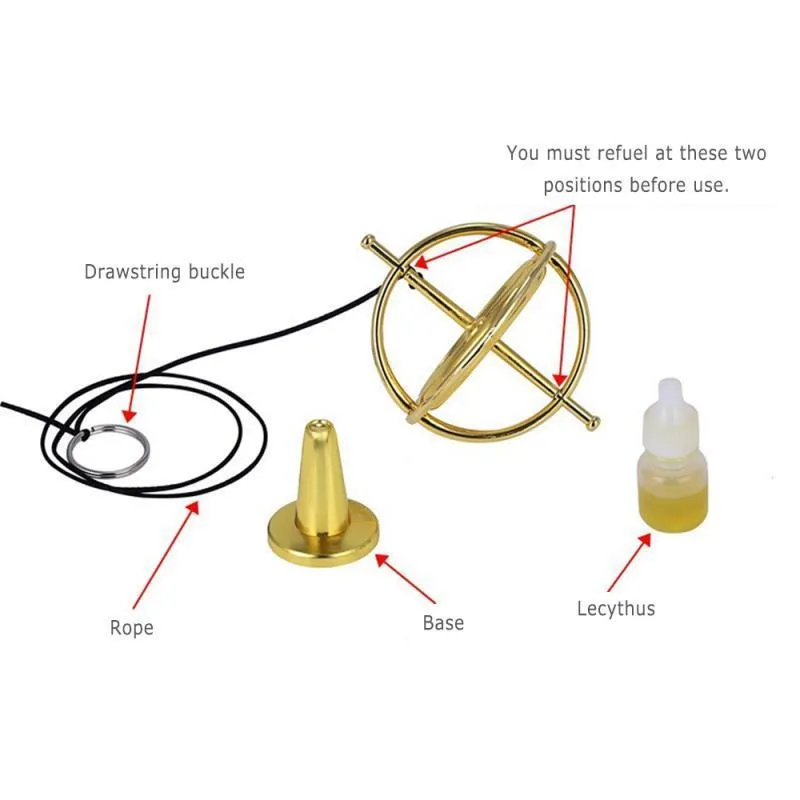 Gyroscope Zelfbalancerende anti-zwaartekracht draaiende bovenste vingertop rotatie Non-shaking baby kinderen decompressie educatieve speelgoed 220526