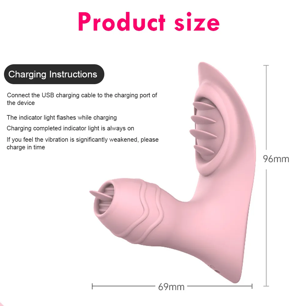 Niewidoczne noszenie języka Licking Vibrator Anal Vagina Clortis Stimulator 2 w 1 Oral App Control Seksowne zabawki dla kobiet