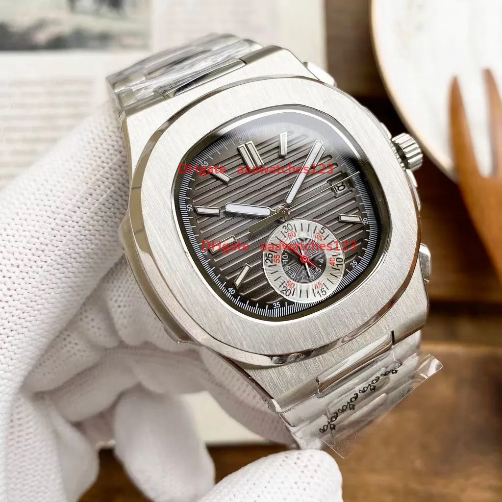 Original Men's Sports Elegant Automatic Mechanical Watch All Gold rostfritt stålarmband Design 2813 Rörelse gör WaterPro258m