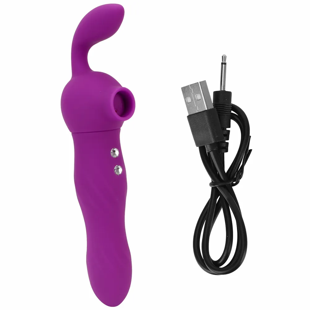 2 I 1 Oral Sexy Clitoris Stimulation Nipple Sucker Toys For Woman Double Vibration Vagina Sucking Vibrator Shop